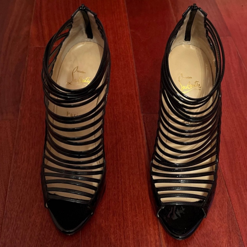 Christian Louboutin US sz: 11 sz 41 Strappy Heel / Pumps - Picture 3 of 9